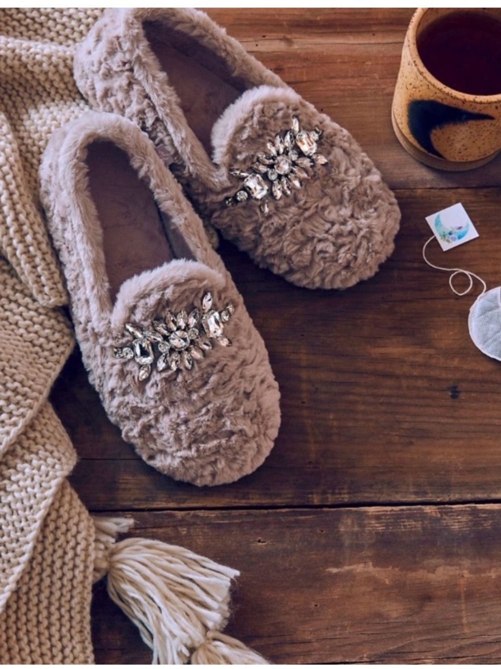 Free People Vanilla Latte Slumber Party Loafers